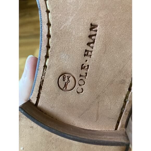 Cole Haan Horsebit Loafers Flats Shoes Womens Size 8.5 N Brown Leather Slip On - Picture 8 of 8